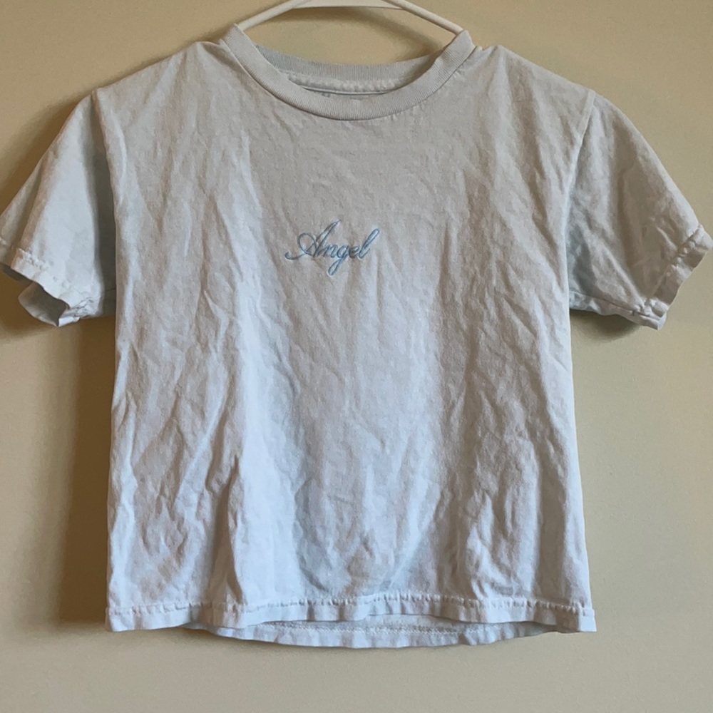 Brandy Melville White Angle Top